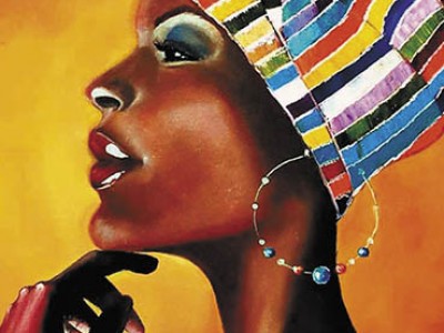 Портрет африканки (75х120)